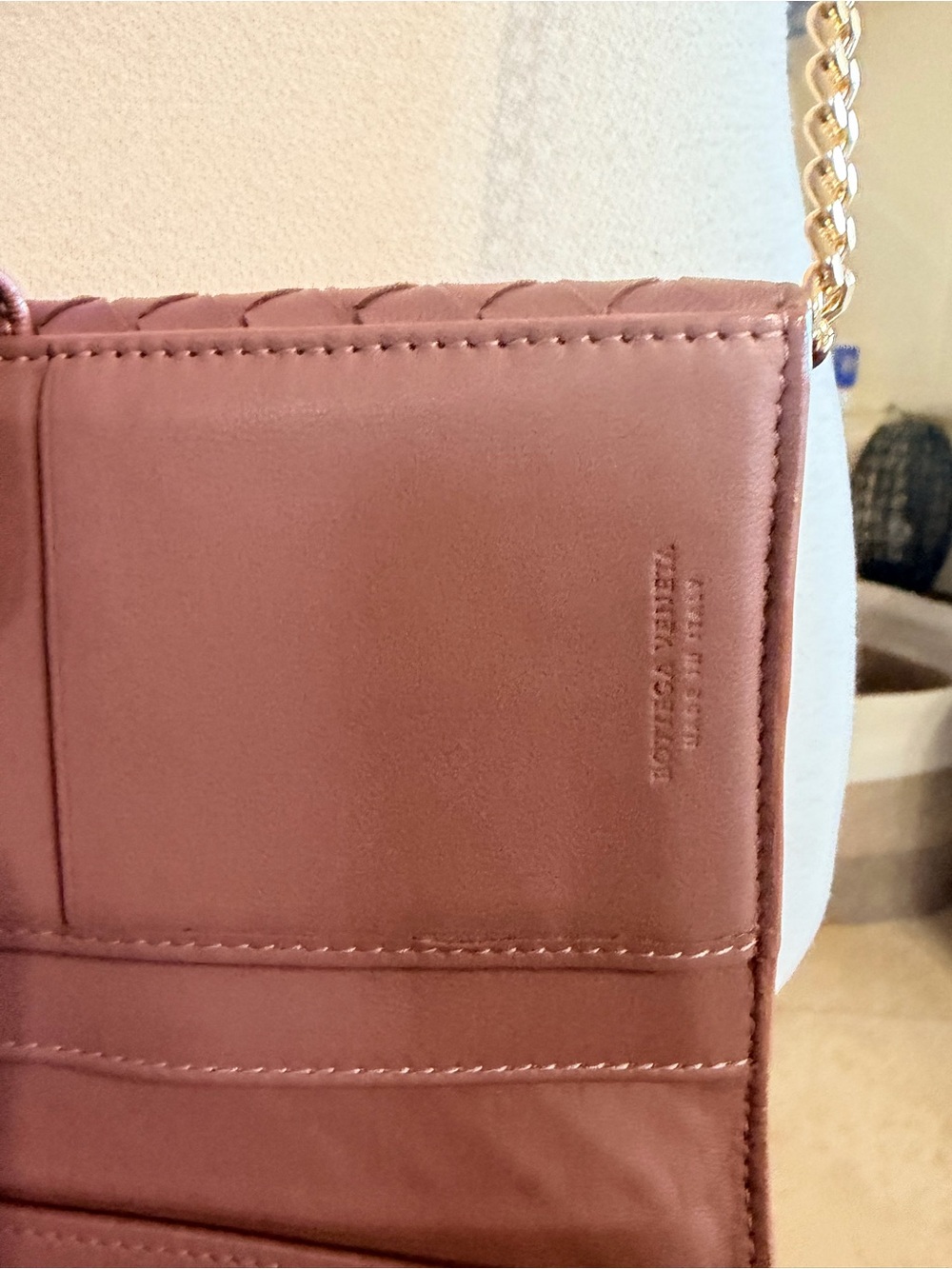 *GIFT READY* Bottega Veneta Blush Intrecciato Leather Wallet+COA/box/dust bag - Picture 8 of 10